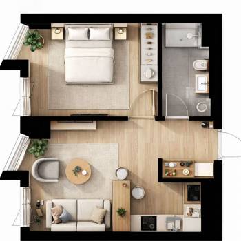 Продается 2-х комнатная квартира, 40,9 м²