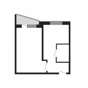 Продается 1-комнатная квартира, 32,1 м²