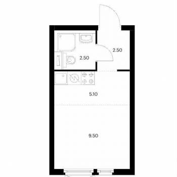 Сдается 1-комнатная квартира, 20 м²