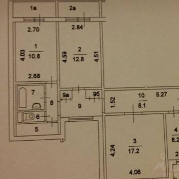 Продается 3-х комнатная квартира, 75 м²