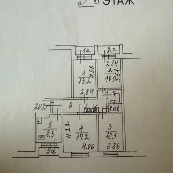 Продается Многокомнатная квартира, 80 м²