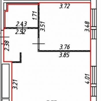Сдается 1-комнатная квартира, 44,8 м²