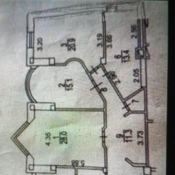 Продается 3-х комнатная квартира, 130 м²