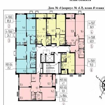 Продается 1-комнатная квартира, 36,9 м²