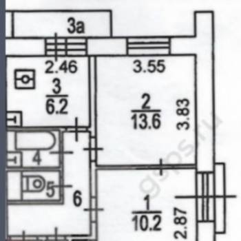 Продается 2-х комнатная квартира, 38,4 м²