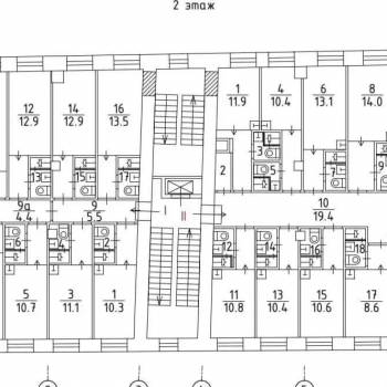 Продается 1-комнатная квартира, 41,5 м²