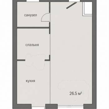 Сдается 1-комнатная квартира, 27 м²