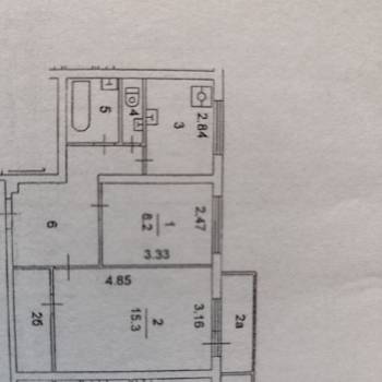 Продается 2-х комнатная квартира, 46 м²