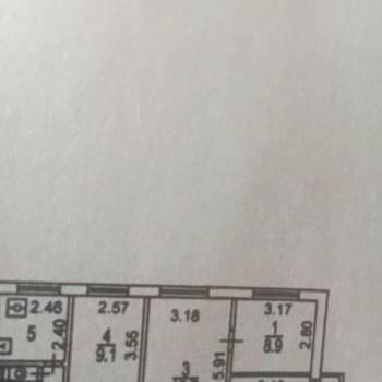Продается Многокомнатная квартира, 62,4 м²