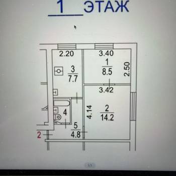 Сдается 2-х комнатная квартира, 37,3 м²