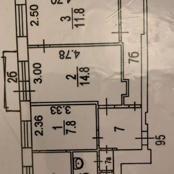 Сдается 2-х комнатная квартира, 55,3 м²