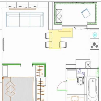 Сдается 1-комнатная квартира, 37 м²