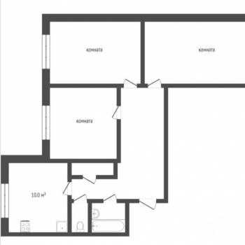 Продается 3-х комнатная квартира, 78,5 м²