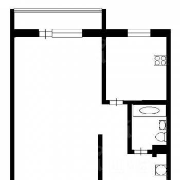 Сдается 1-комнатная квартира, 33 м²
