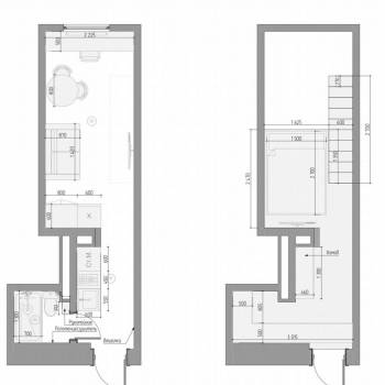Продается 1-комнатная квартира, 28 м²