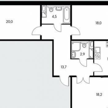 Продается 3-х комнатная квартира, 88 м²