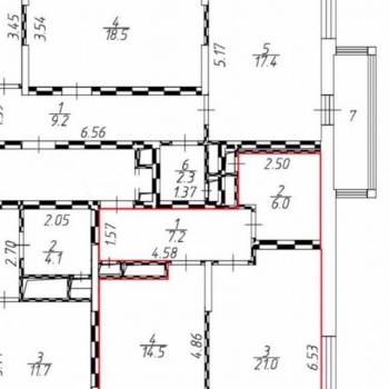 Сдается 1-комнатная квартира, 49 м²