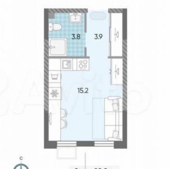 Сдается 1-комнатная квартира, 23 м²