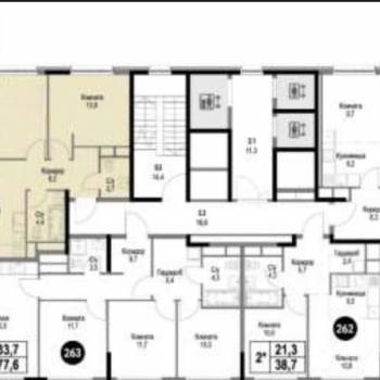 Продается 2-х комнатная квартира, 56,4 м²