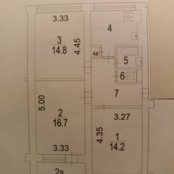 Продается 3-х комнатная квартира, 67 м²