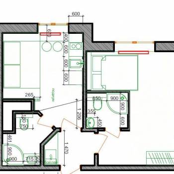 Продается 1-комнатная квартира, 38,1 м²