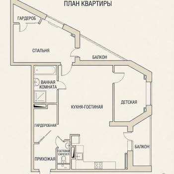 Сдается Многокомнатная квартира, 80 м²