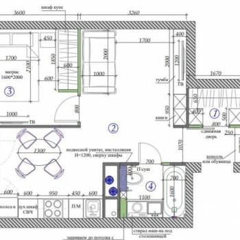 Сдается 1-комнатная квартира, 40 м²