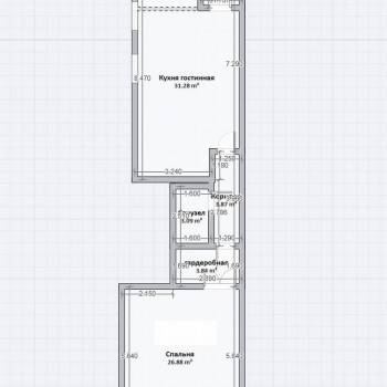 Продается 2-х комнатная квартира, 70 м²
