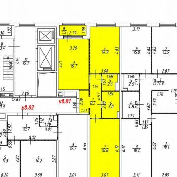 Продается 2-х комнатная квартира, 66,2 м²