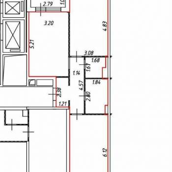 Продается 2-х комнатная квартира, 66,2 м²