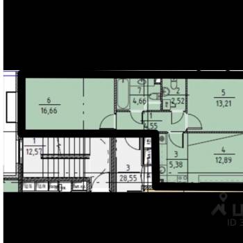 Продается 2-х комнатная квартира, 60 м²