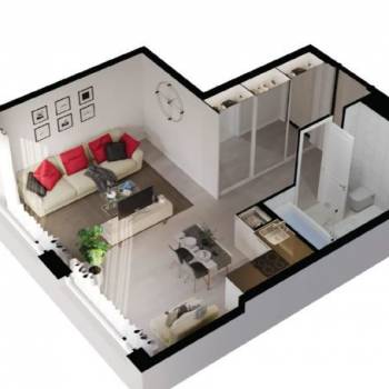 Продается 1-комнатная квартира, 33,1 м²