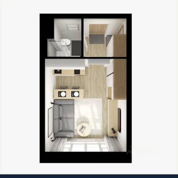 Продается 1-комнатная квартира, 21,7 м²