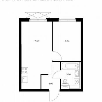 Сдается 1-комнатная квартира, 32,4 м²