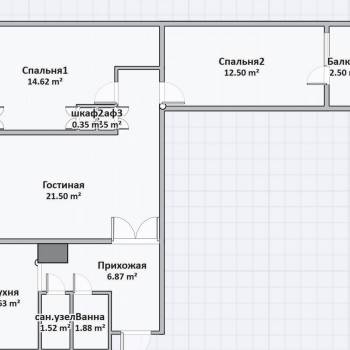 Продается 3-х комнатная квартира, 64,1 м²