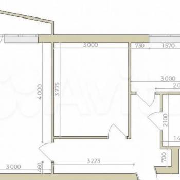 Продается 2-х комнатная квартира, 46,5 м²