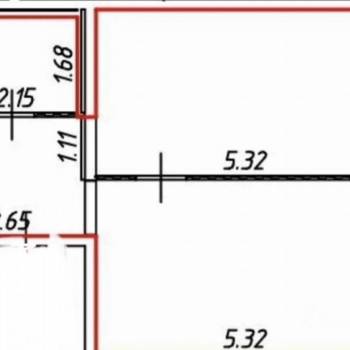 Продается 1-комнатная квартира, 41,2 м²