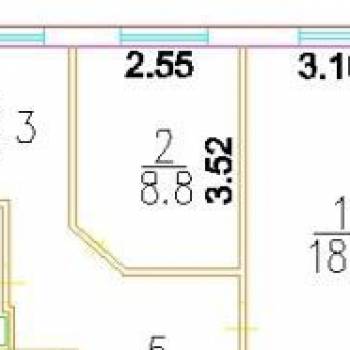 Сдается 2-х комнатная квартира, 44,1 м²