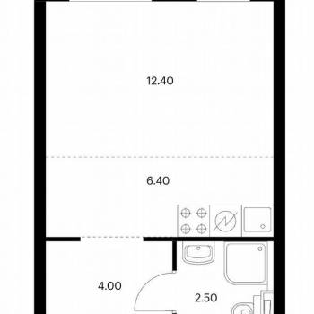 Сдается 1-комнатная квартира, 25 м²
