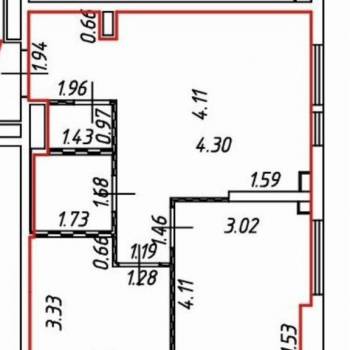 Продается 2-х комнатная квартира, 48,4 м²