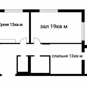 Сдается 2-х комнатная квартира, 60 м²