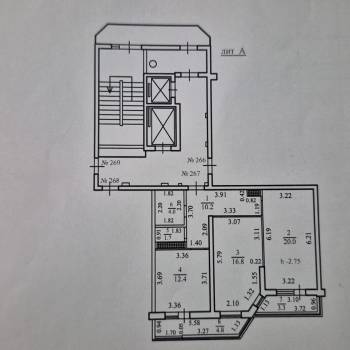 Продается 2-х комнатная квартира, 65,1 м²