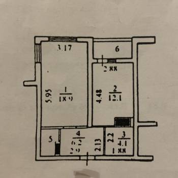 Сдается 1-комнатная квартира, 45 м²