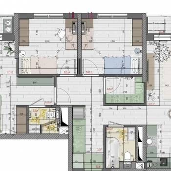 Продается 3-х комнатная квартира, 91,7 м²