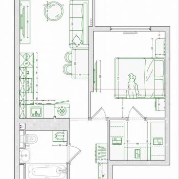 Продается 1-комнатная квартира, 34,9 м²
