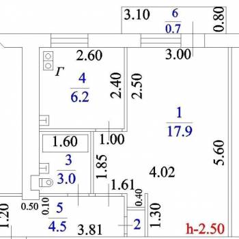 Продается 1-комнатная квартира, 32,3 м²