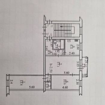 Продается 3-х комнатная квартира, 57,2 м²