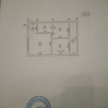 Продается 3-х комнатная квартира, 70 м²