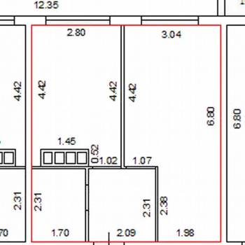 Продается 1-комнатная квартира, 38,4 м²