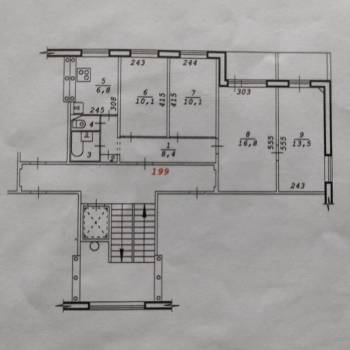 Продается Многокомнатная квартира, 69,6 м²
